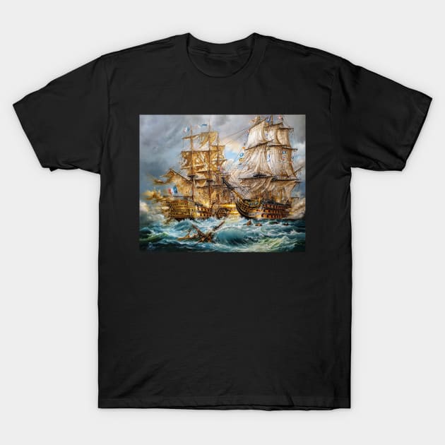 BATTLE OF TRAFALGAR T-Shirt by RobertArt